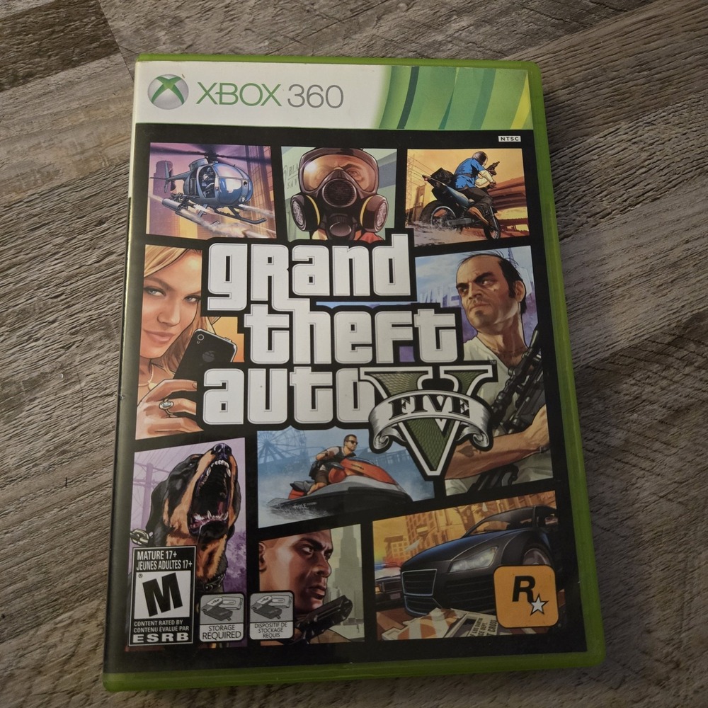Grand Theft Auto V GTA 5 Xbox 360 Case and Cover Art Only No Game Disc